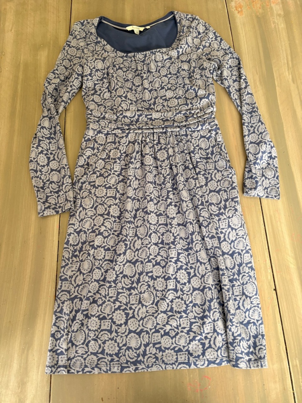 Boden Floral Long-Sleeve Women's Dress